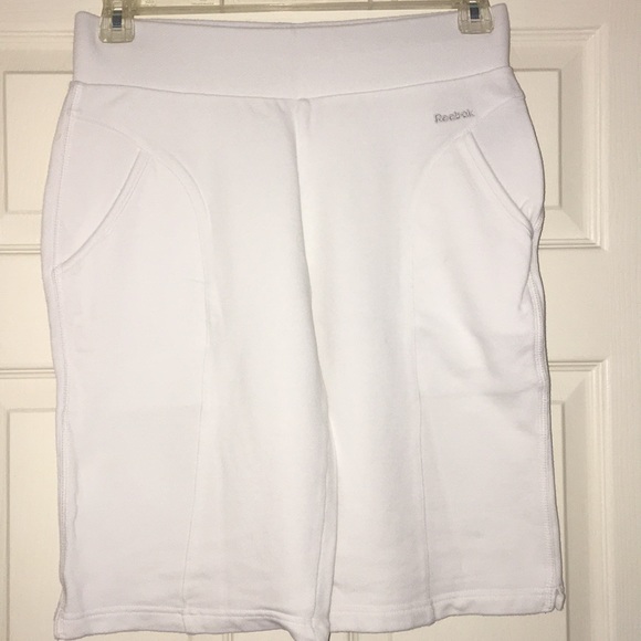 Reebok Unlined Fleece Bermuda Style Shorts - Picture 1 of 4